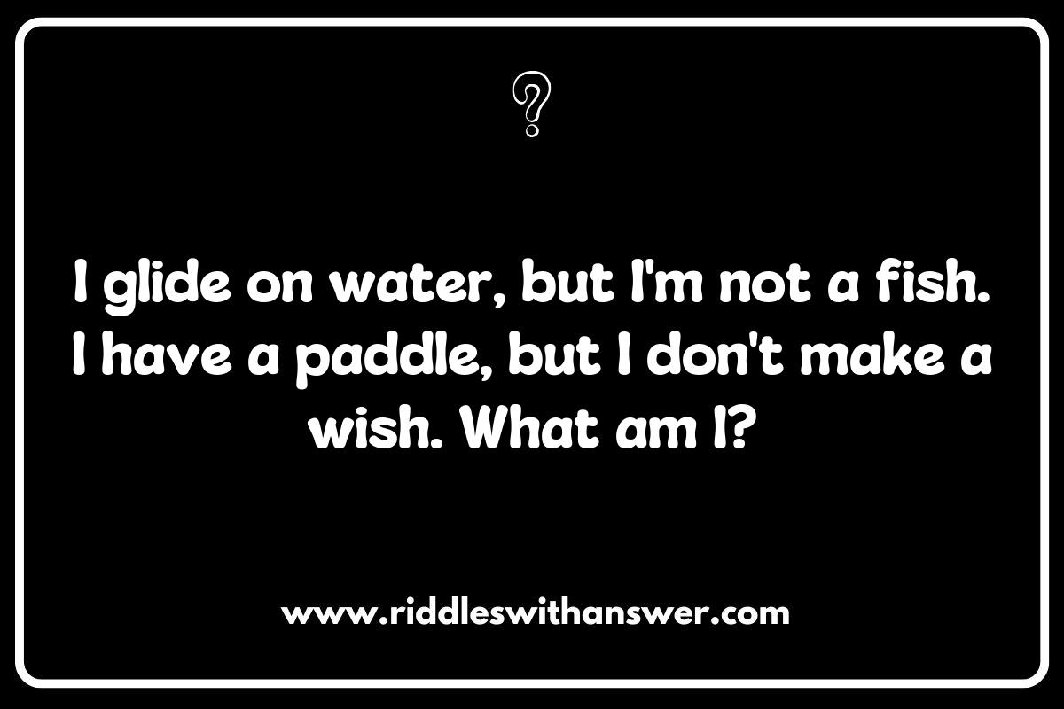 Exploring the Waters: Fun Rowing and Canoeing Riddles for All Ages