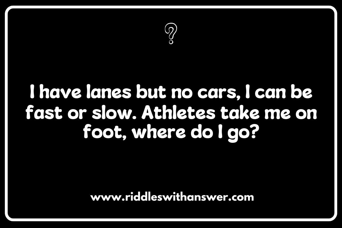 Family-Friendly Track and Field Riddles for All Ages