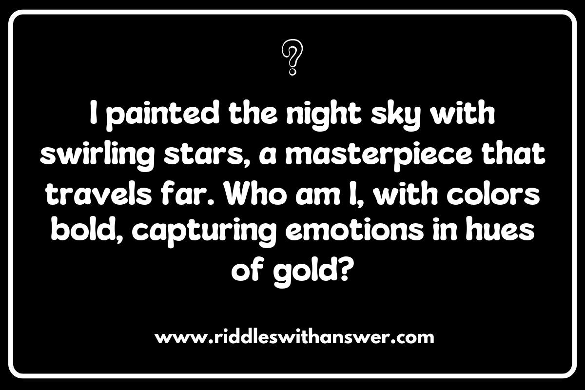 Famous Artists Riddles: Fun Facts and Trivia to Challenge Your Knowledge