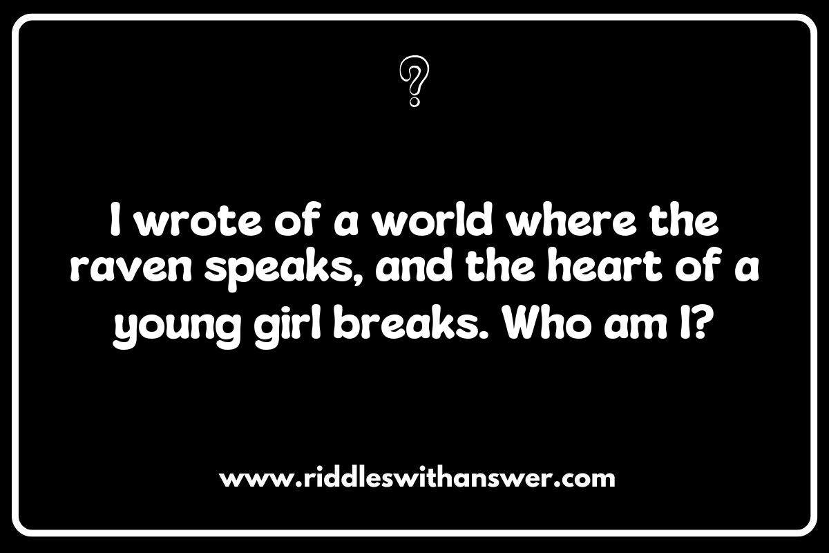 Famous Authors Riddles: Unraveling the Wit of Literary Giants