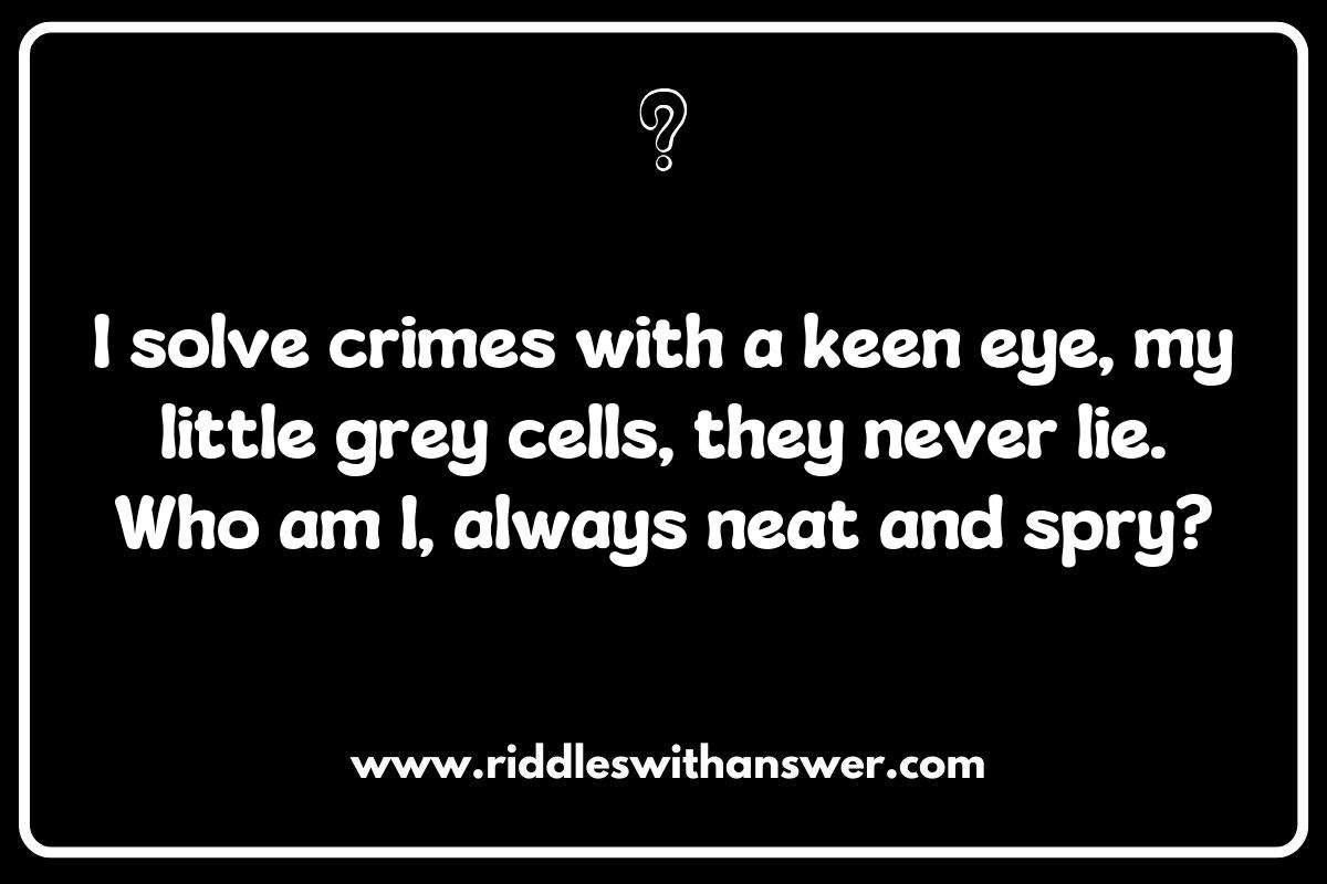 Famous Detectives Riddles: Clues from Agatha Christie’s Legendary Detectives