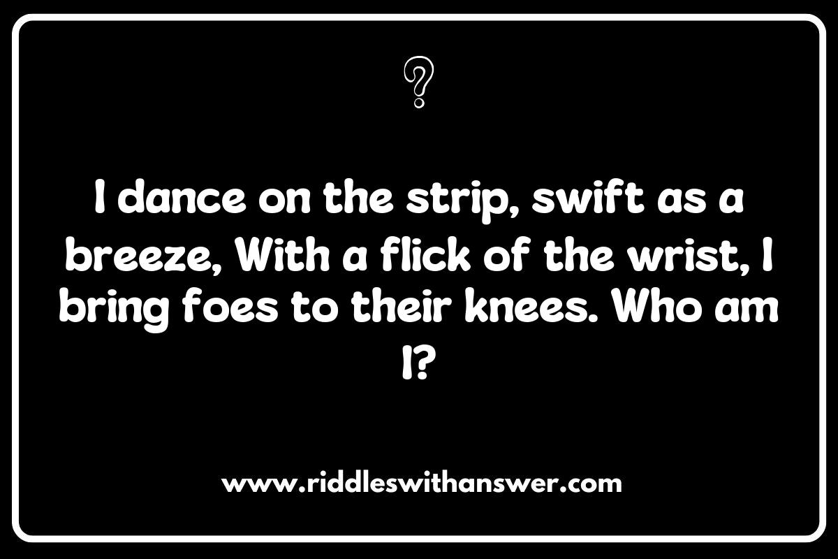 Famous Fencing Riddles: Recognizing Legends and Their Skills