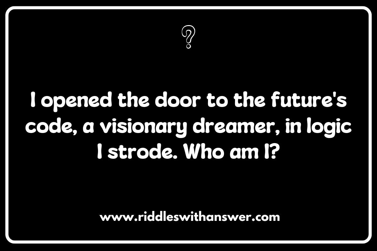Famous Mathematicians Riddles: The Creative Mind of Ada Lovelace