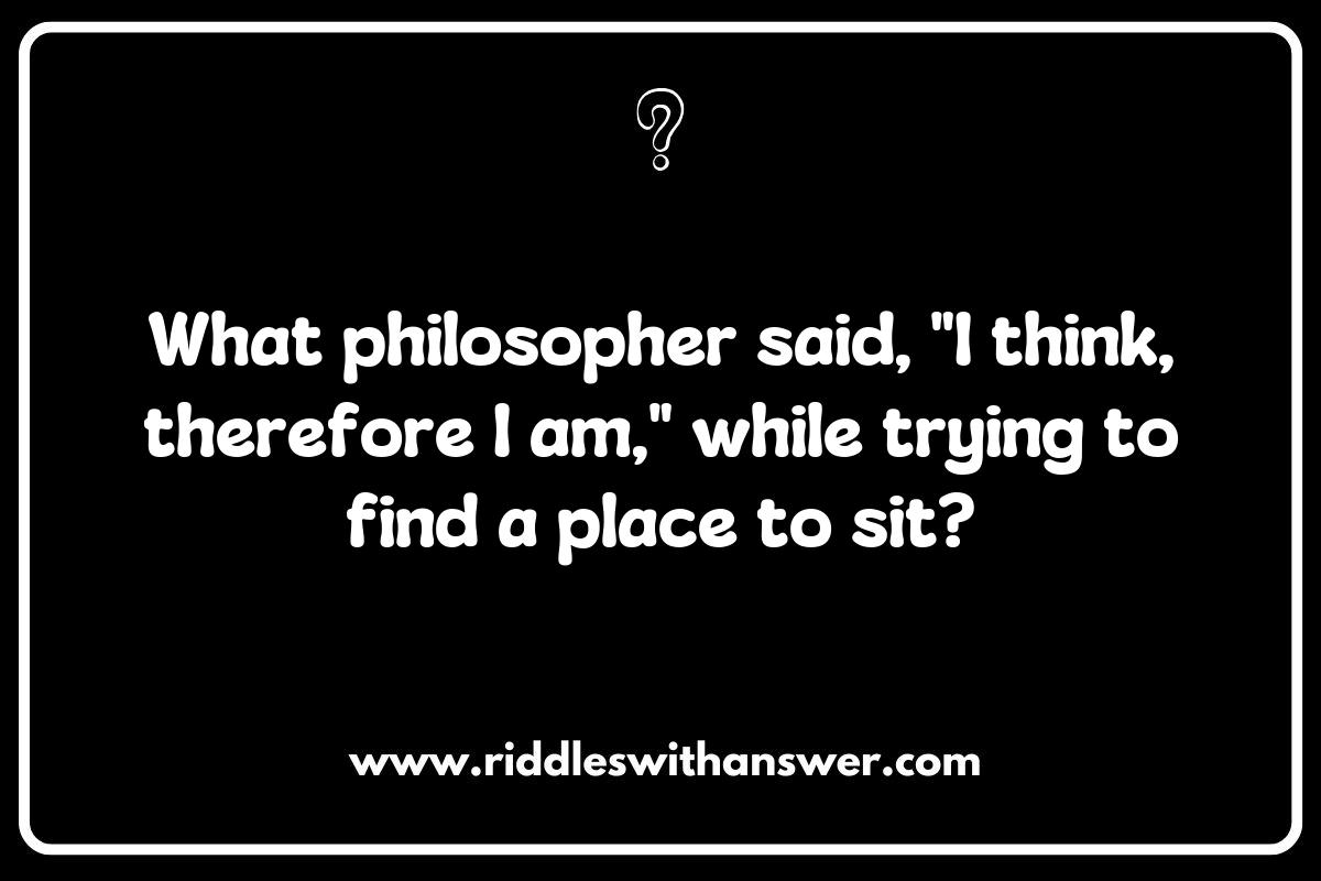 Famous Philosophers Riddles: Bridging the Gap Between Philosophy and Humor