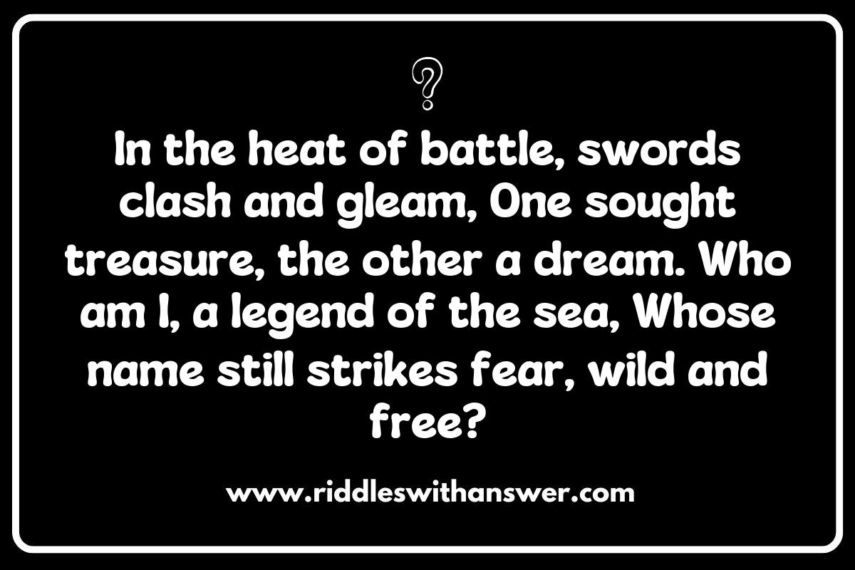 Famous Pirate Duels and Battles: Engage with Riddles about Pirate Legends and Myths