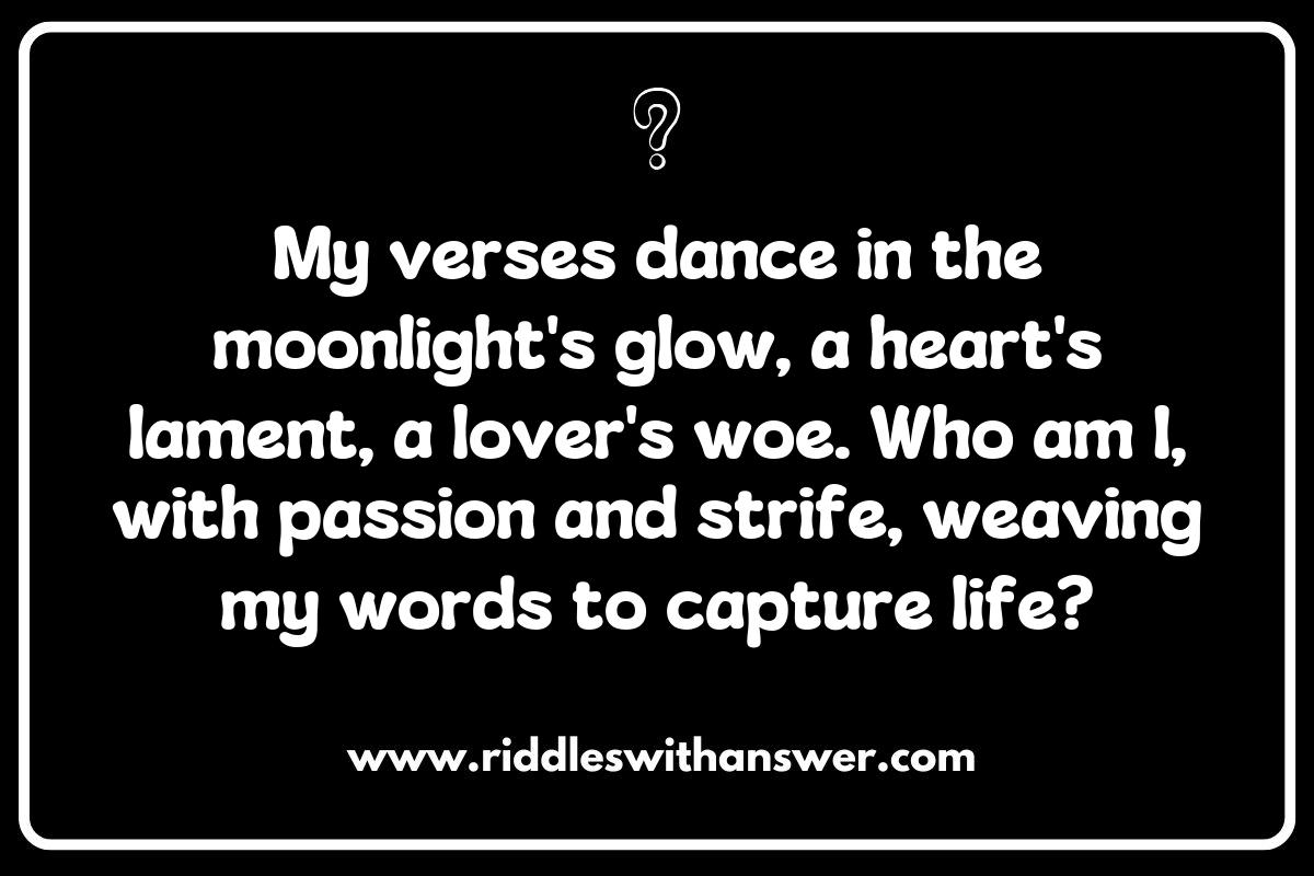 Famous Poets Riddles: Decoding the Mysteries of Love and Life