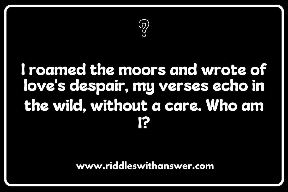 Famous Poets Riddles: Playful Puzzles for Poetry Lovers