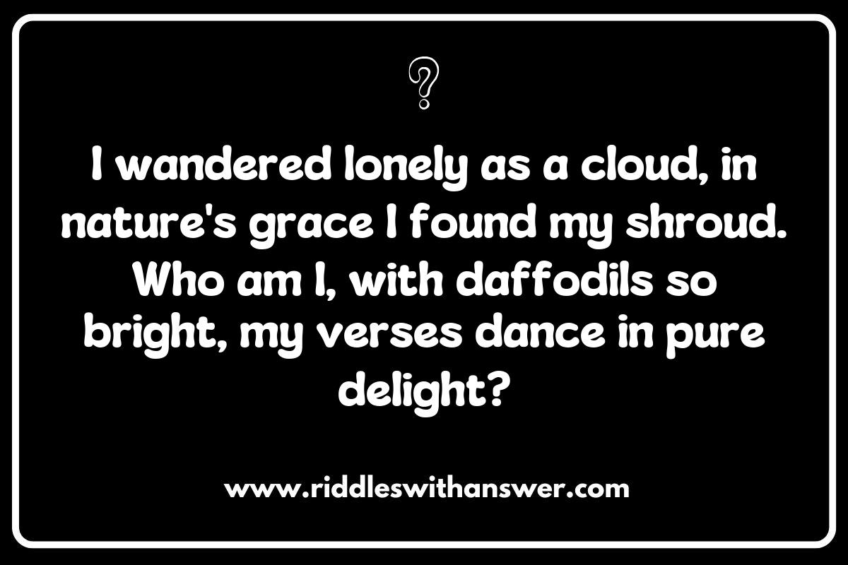 Famous Poets Riddles: Unlocking the Secrets of Literary Legends