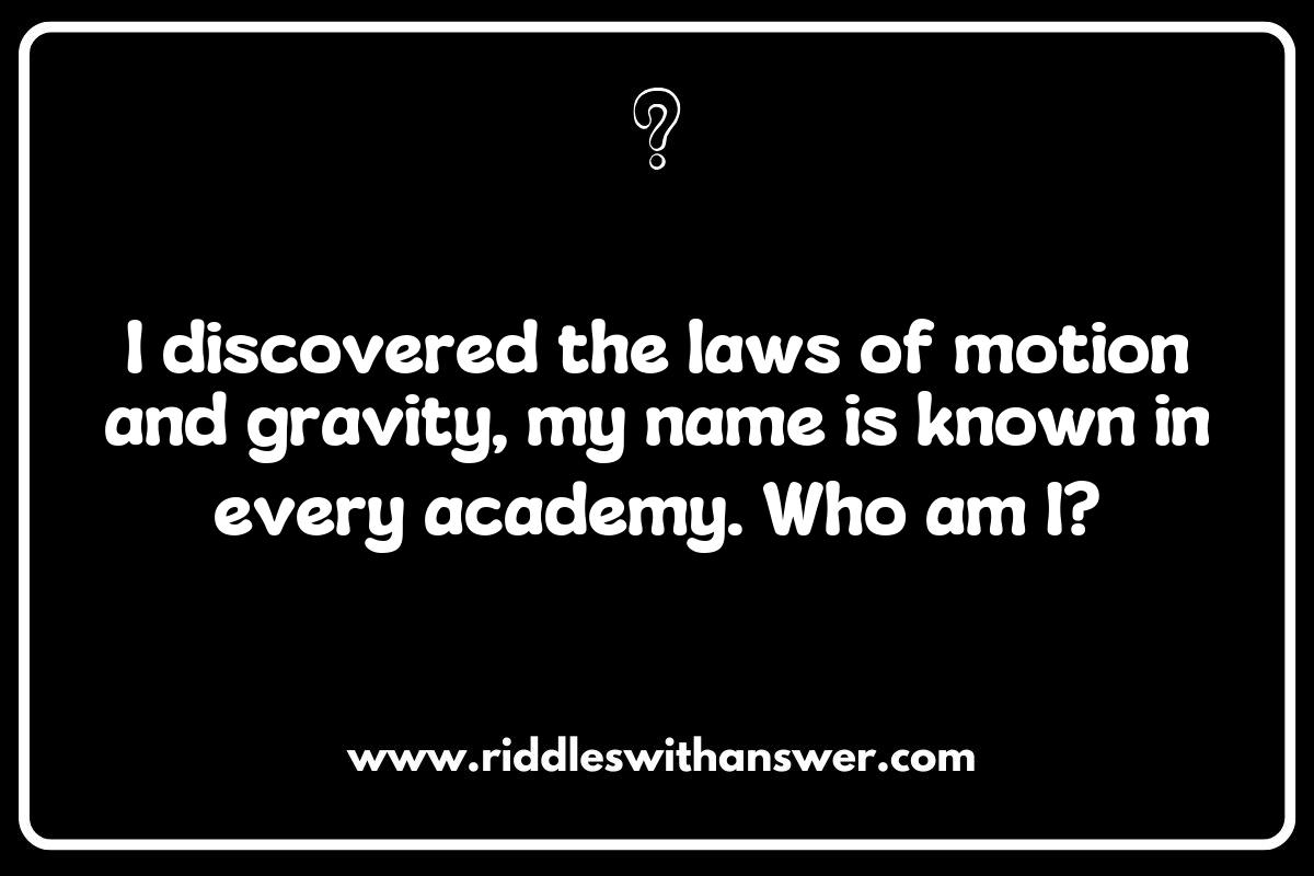 Famous Scientist Riddles: Can You Guess Who They Are?