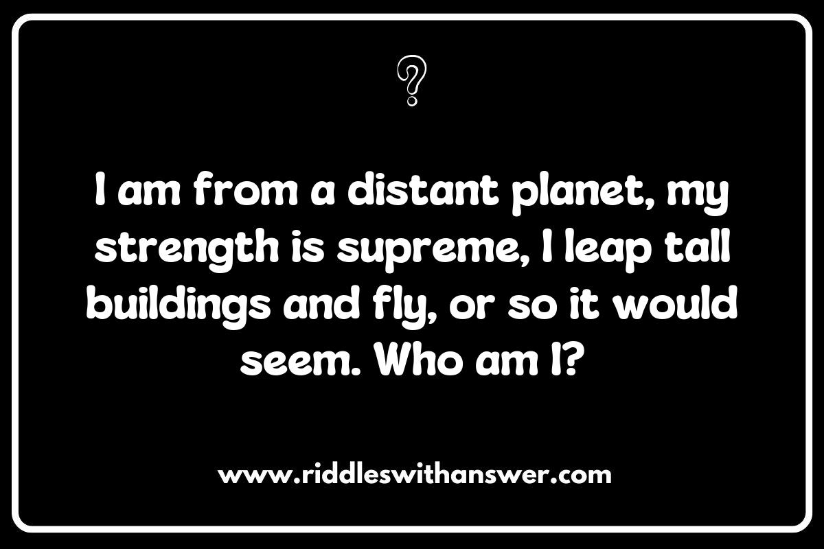 Famous Superheroes with Super Strength: Riddles to Test Your Trivia Skills