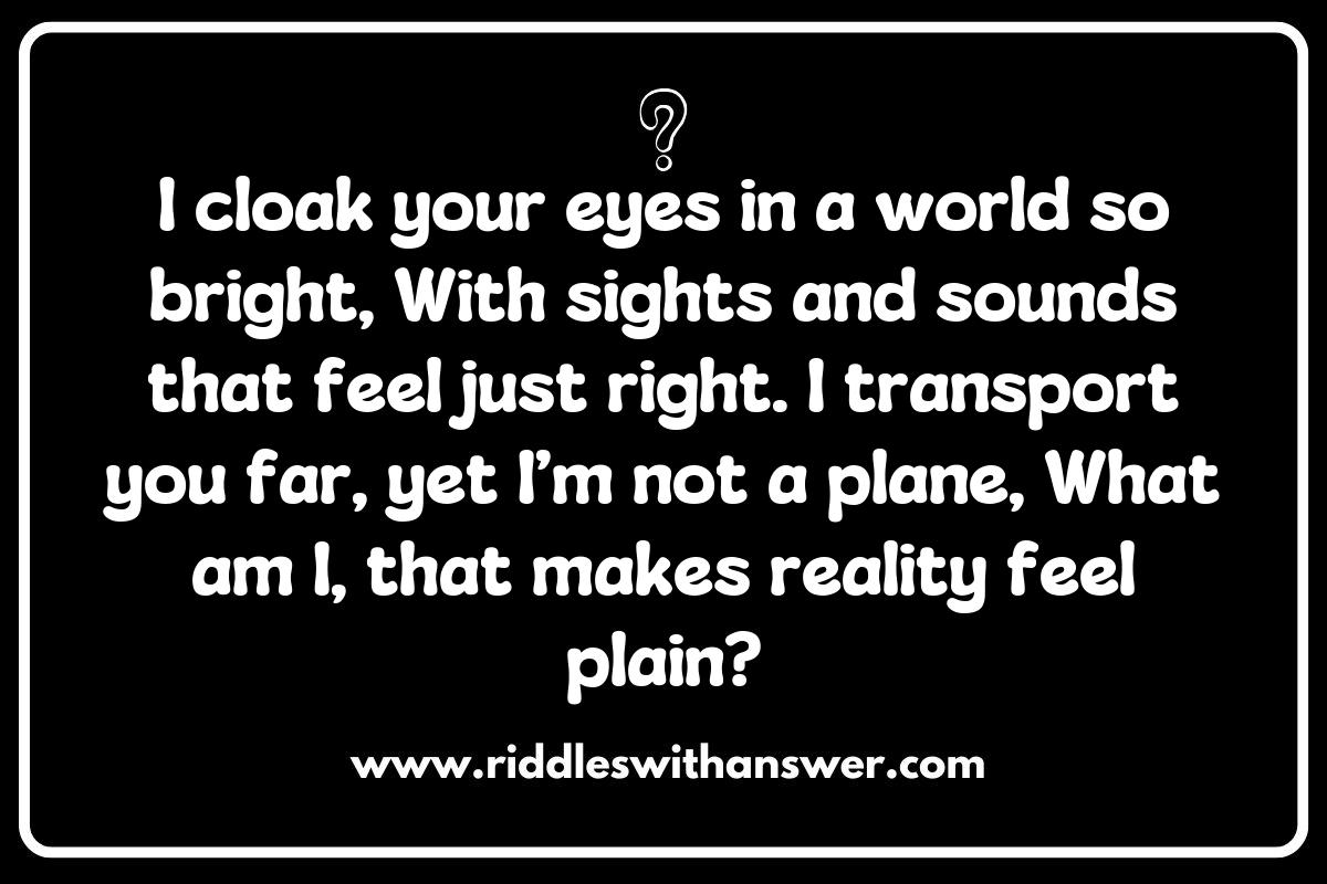 From Headsets to Haptics: Clever Riddles about Virtual Reality Gadgets