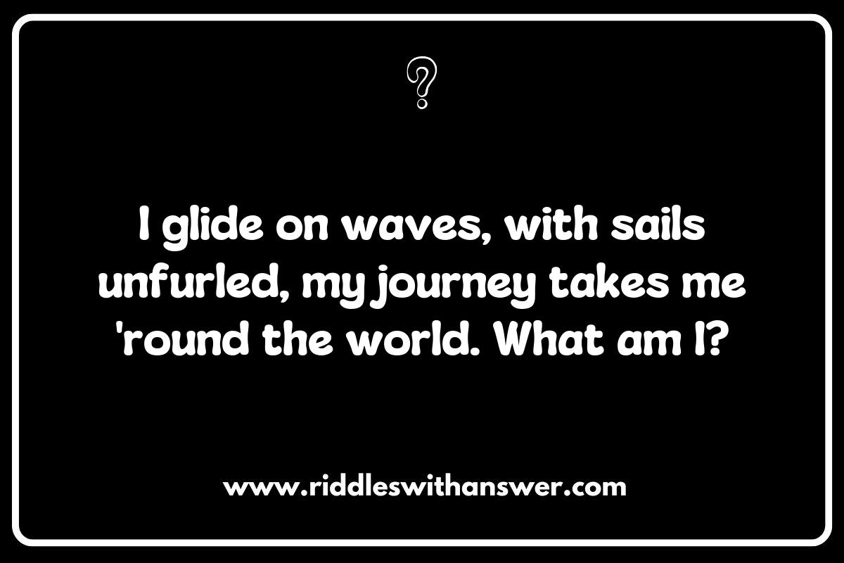 From Sailboats to Submarines: Varied Vessels in Sailing and Sea Voyage Riddles