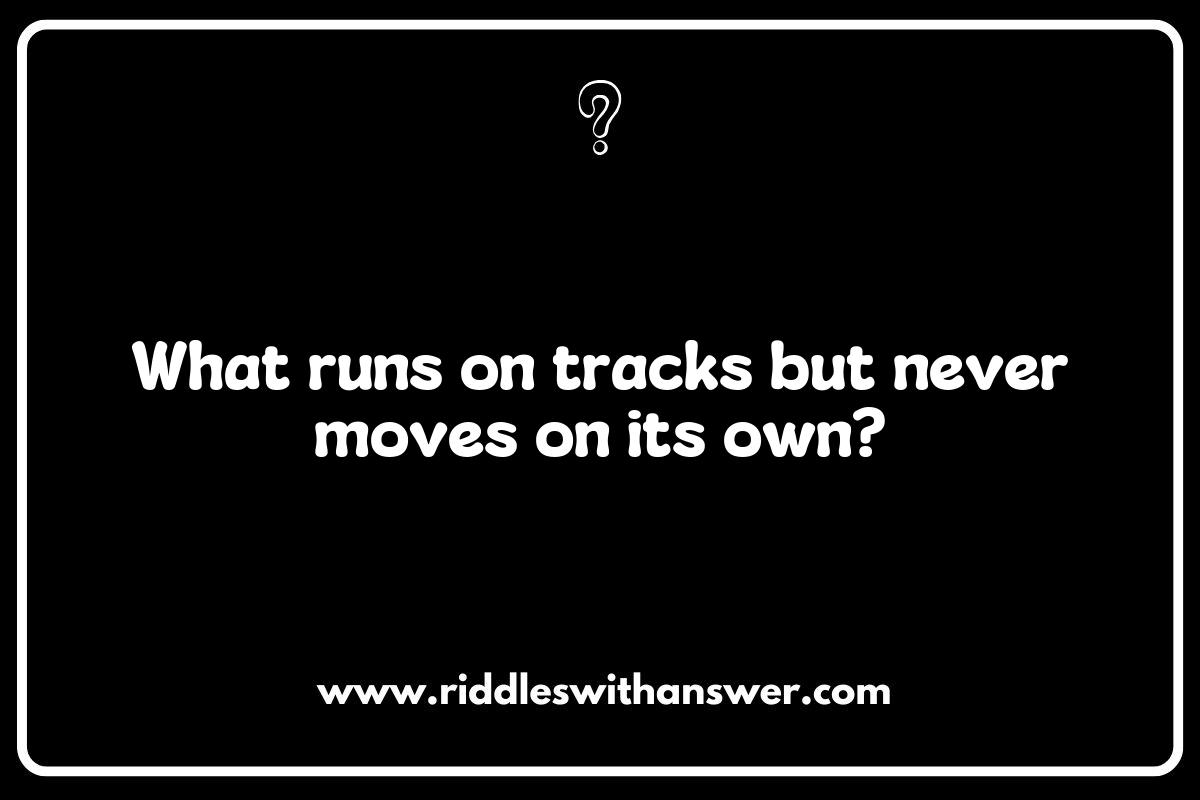 Fun Train and Railway Riddles for Kids