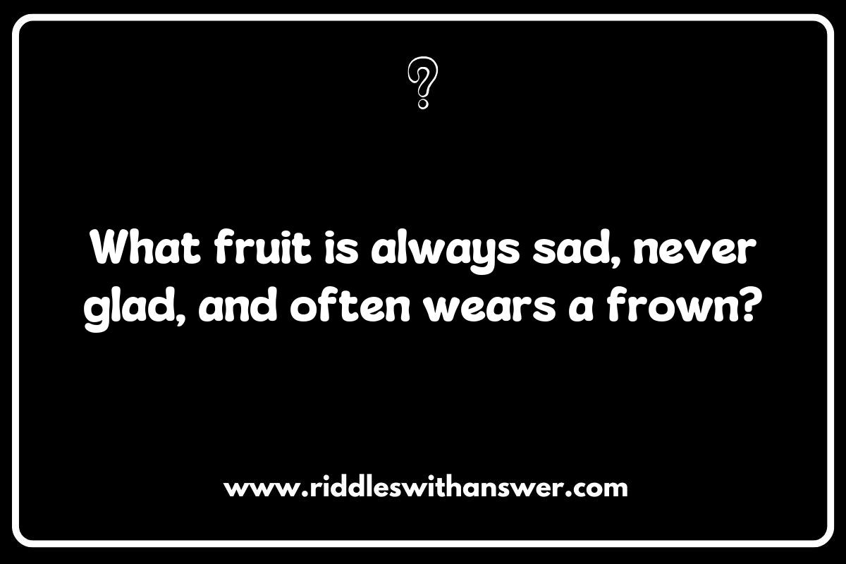 Funny Fruit Riddles: A Fun Way to Learn About Nutrition