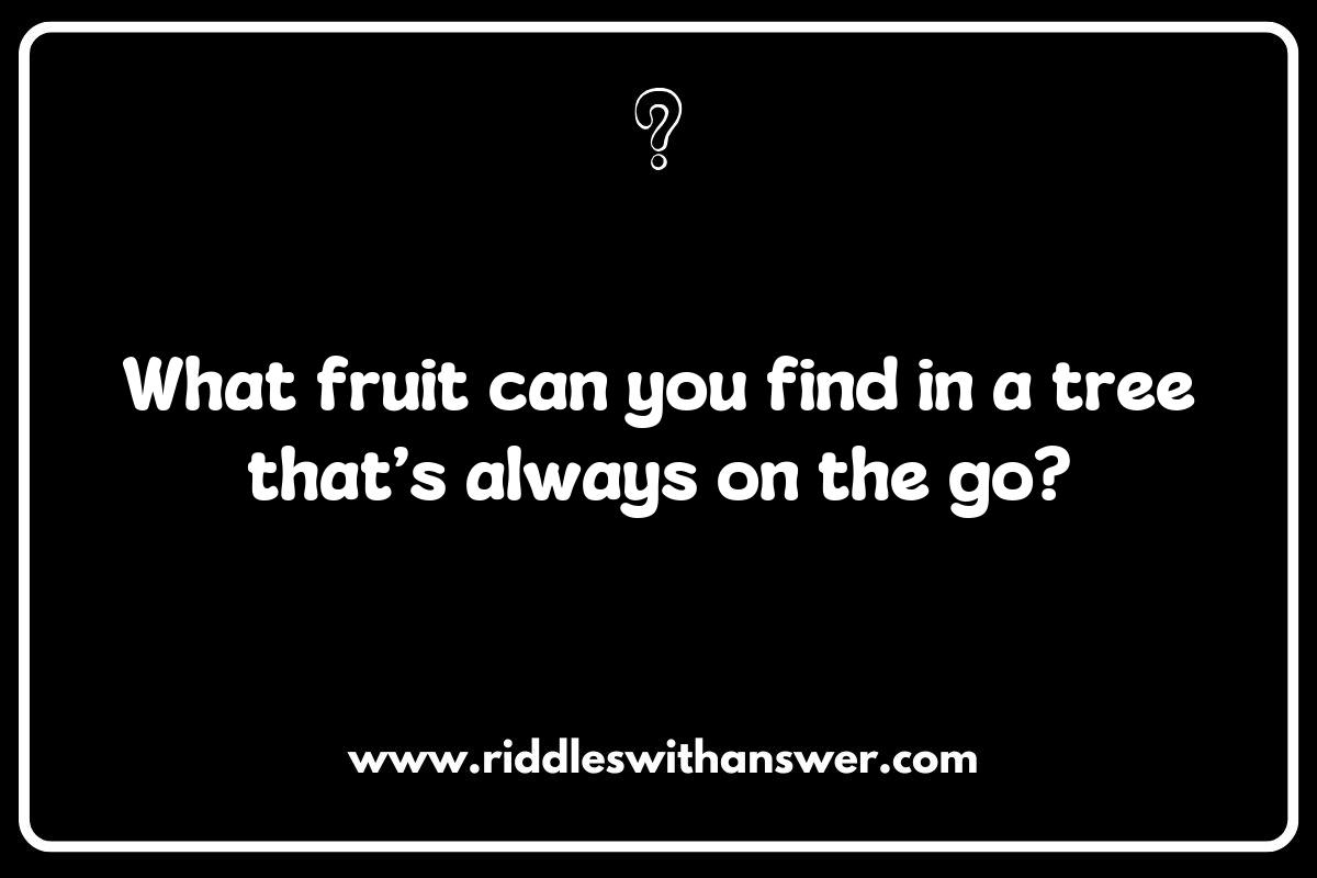 Funny Fruit Riddles to Brighten Your Day