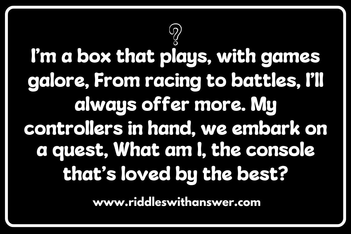 Gaming Console Riddles: Unraveling the Secrets of Popular Consoles