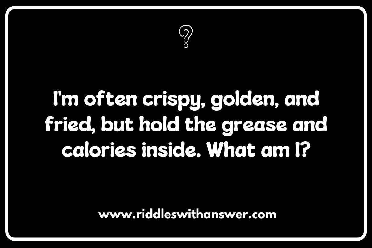 Health-Conscious Riddles About Fast Food Items: A Lighthearted Approach