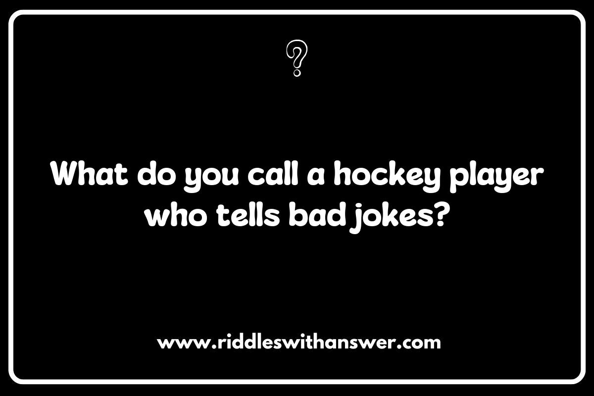 Hockey Riddles and Puns: A Lighthearted Take on the Sport