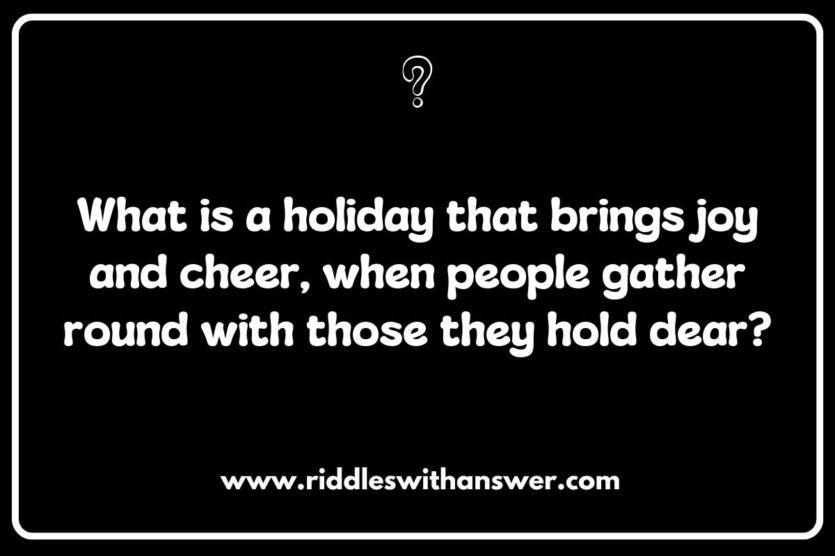 Holidays and Riddles: Celebrating with Clever Puzzles