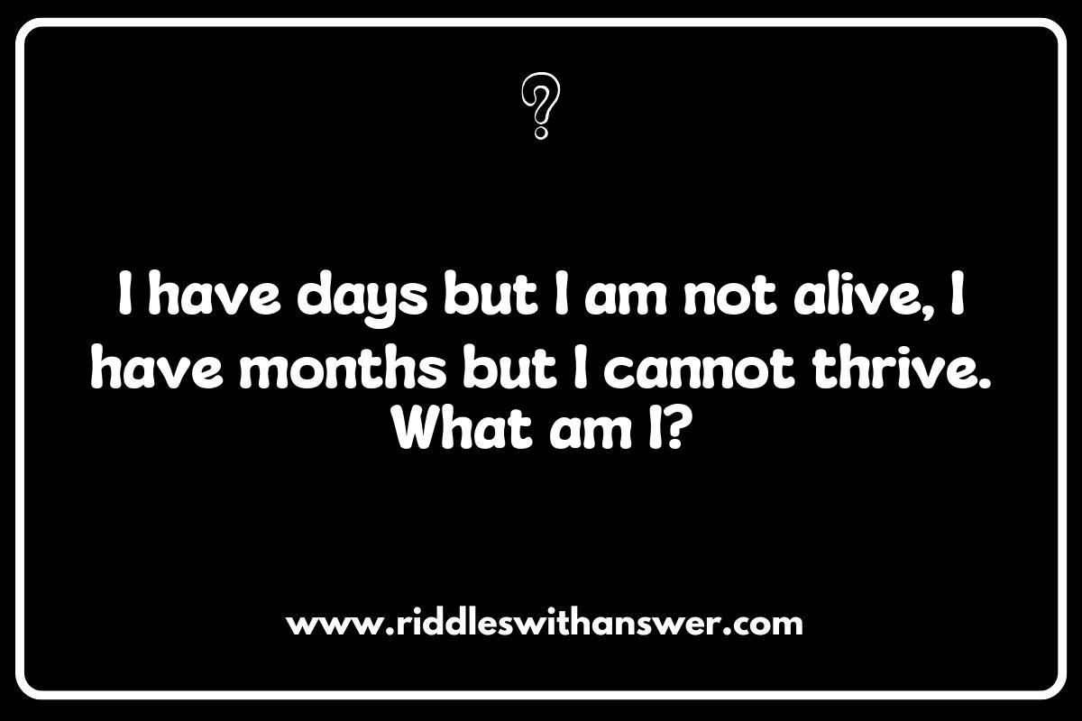 How to Create Your Own Calendar Riddles with Answers