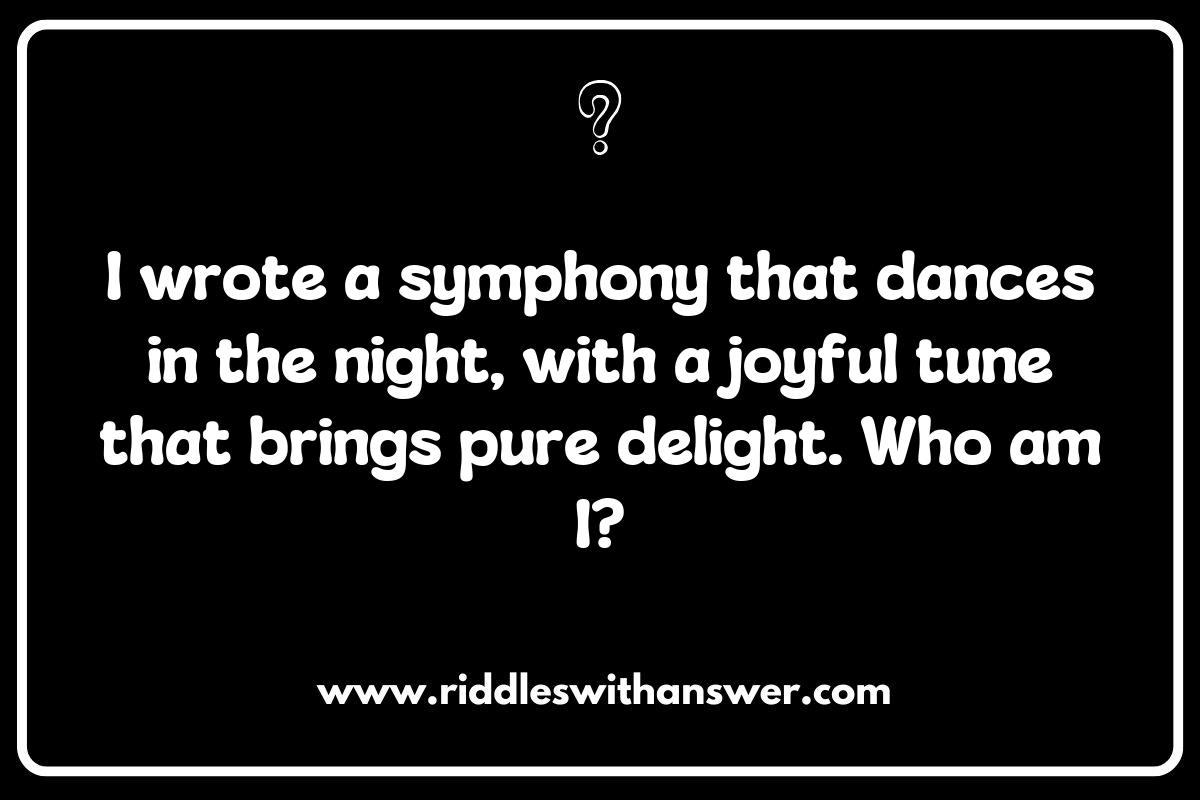 Iconic Composers: Riddles Inspired by Their Works