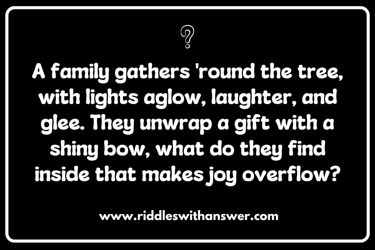 Interactive Holiday-themed What Happens Next Riddles for Virtual Celebrations