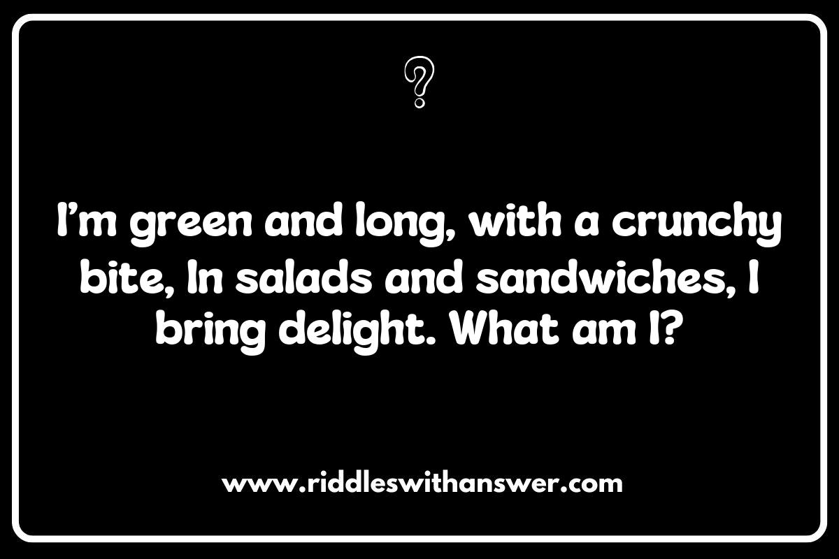 Interactive Vegetable Riddles: Activities for All Age Groups