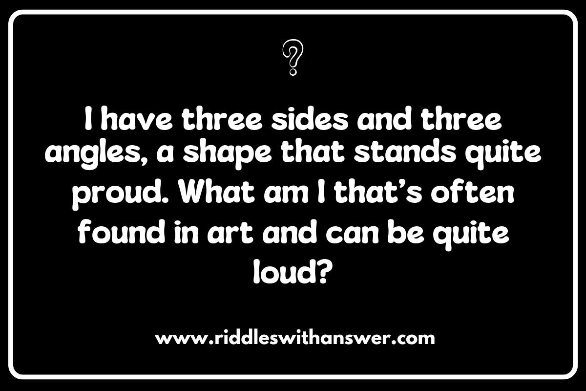 Intriguing Triangle and Square Shape Riddles for Kids