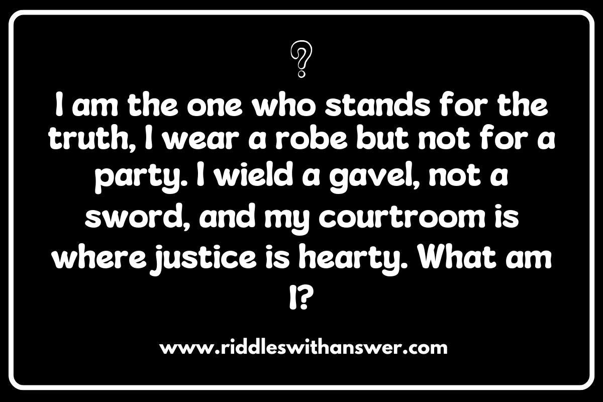 Justice Served: Thought-Provoking Lawyer and Judge Riddles