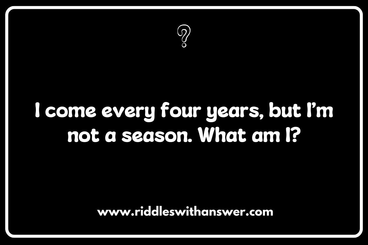Leap Year Riddles: A Unique Way to Teach About Time and Seasons