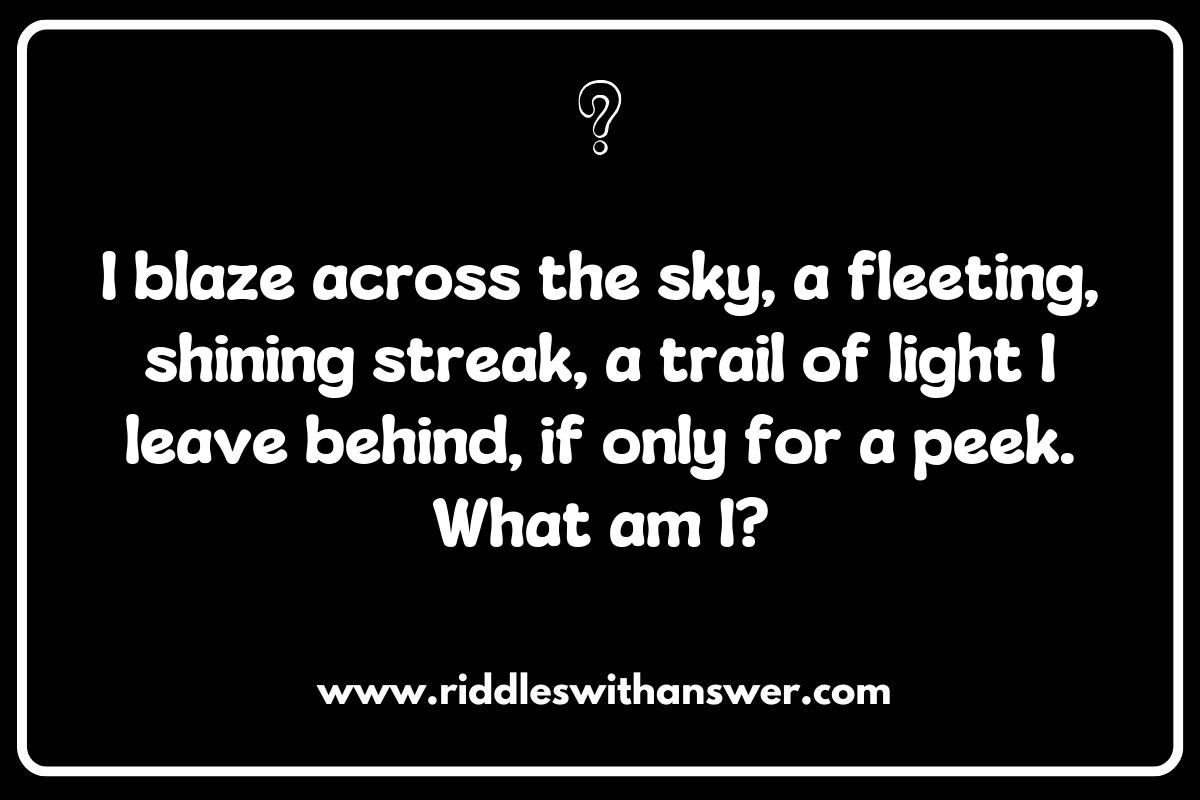 Meteor Showers: Riddles Celebrating Nature’s Celestial Fireworks
