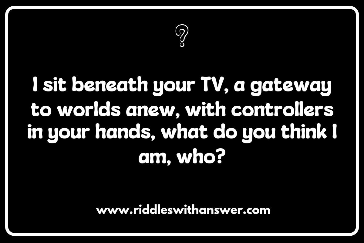 Modern Gaming Console Riddles: Challenges for Today