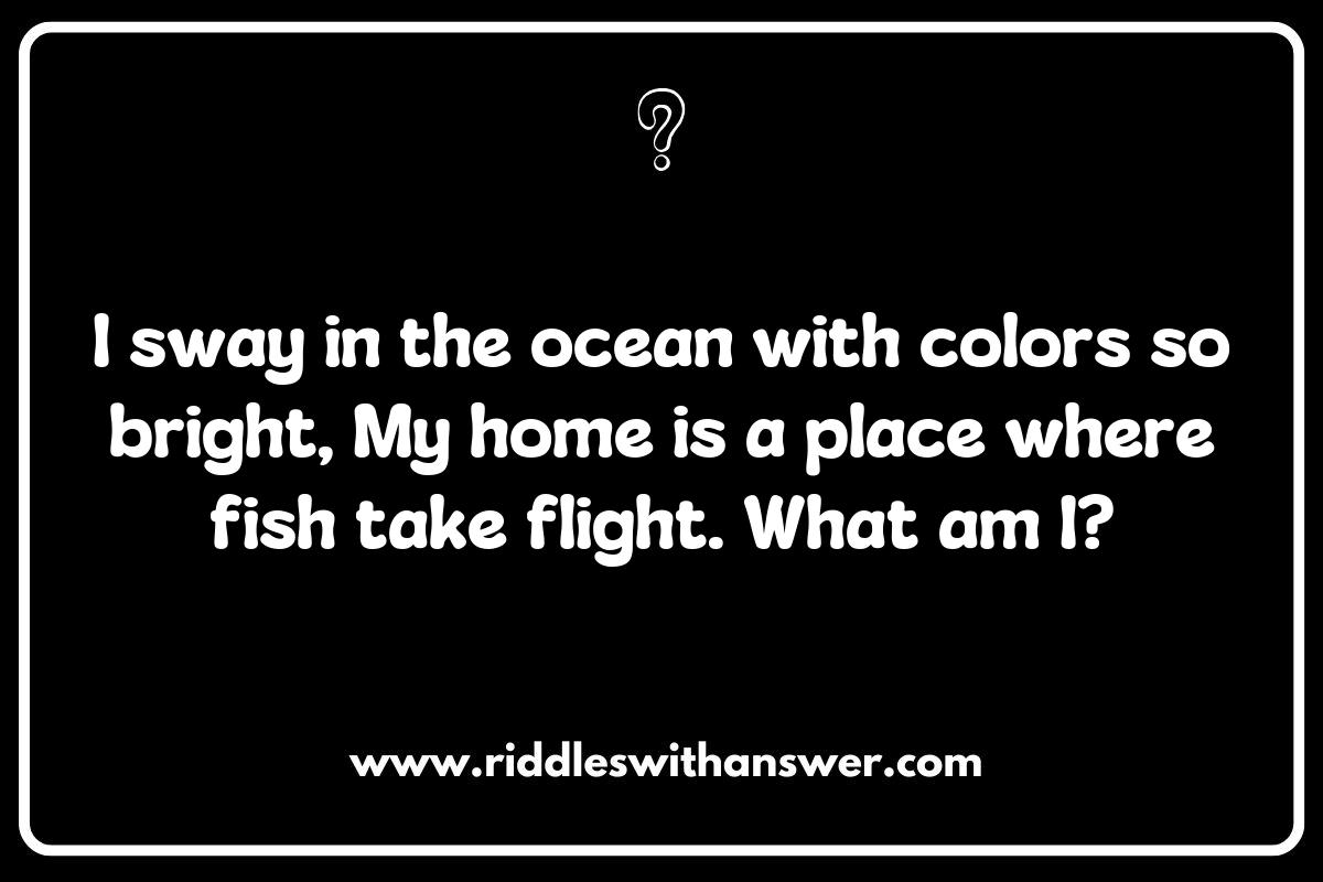 Mysteries of the Deep: Coral Reef Riddles for Ocean Lovers