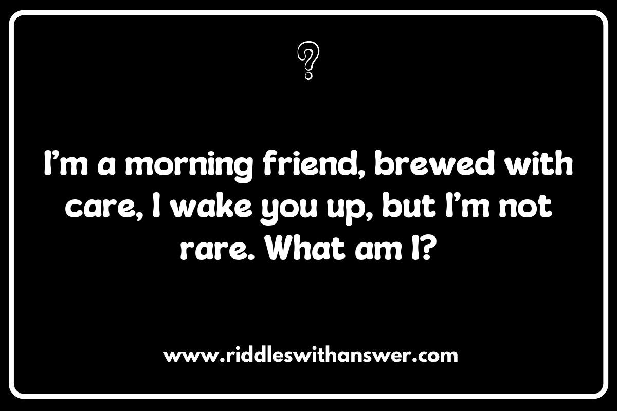 Mystery in a Mug: Riddles Featuring Coffee and Tea
