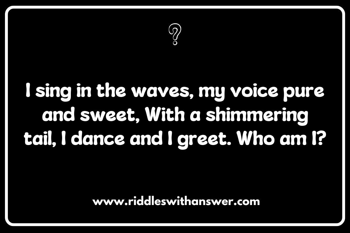 Mystical Creatures: Riddles Featuring Mermaids and Their Friends