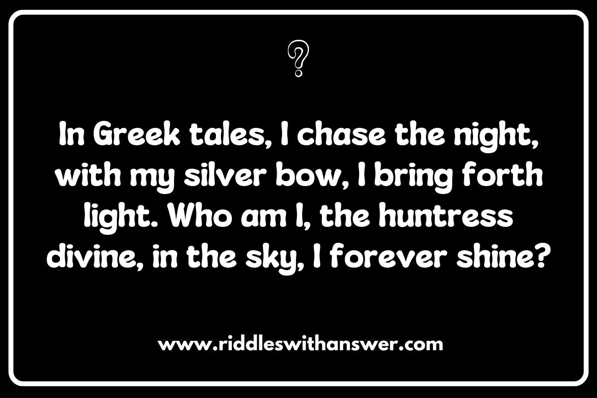 Mythology and the Night Sky: Riddles Inspired by Ancient Stories