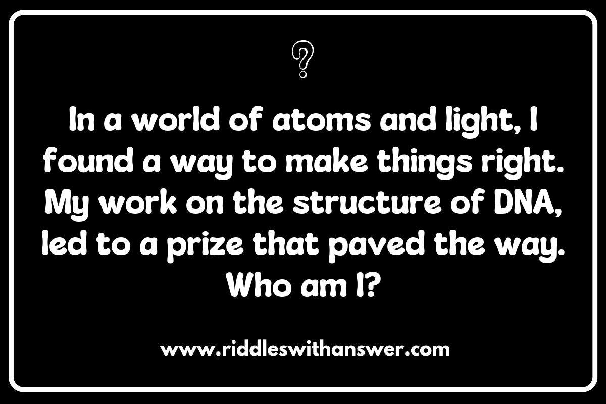 Nobel Prize Winners Riddles: Unraveling the Secrets of Scientific Achievements