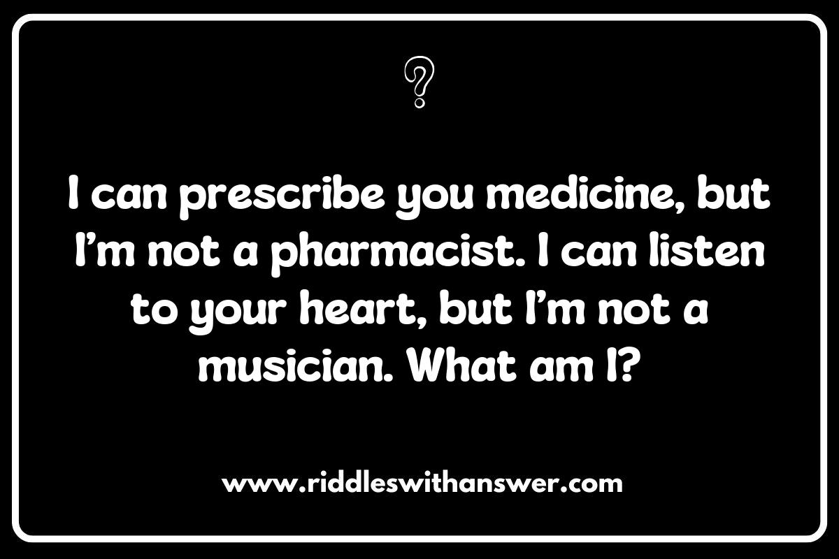 Playful Puzzles: Riddles About Doctors and Their Patients