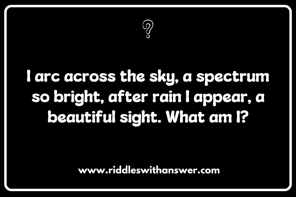 Rainbows and Color Patterns Riddles: A Journey Through Nature and Art