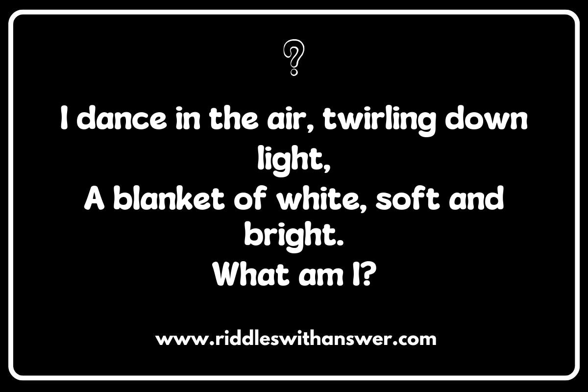 Rhymes and Reasons: Playful Winter Weather Riddles for Poetry Lovers