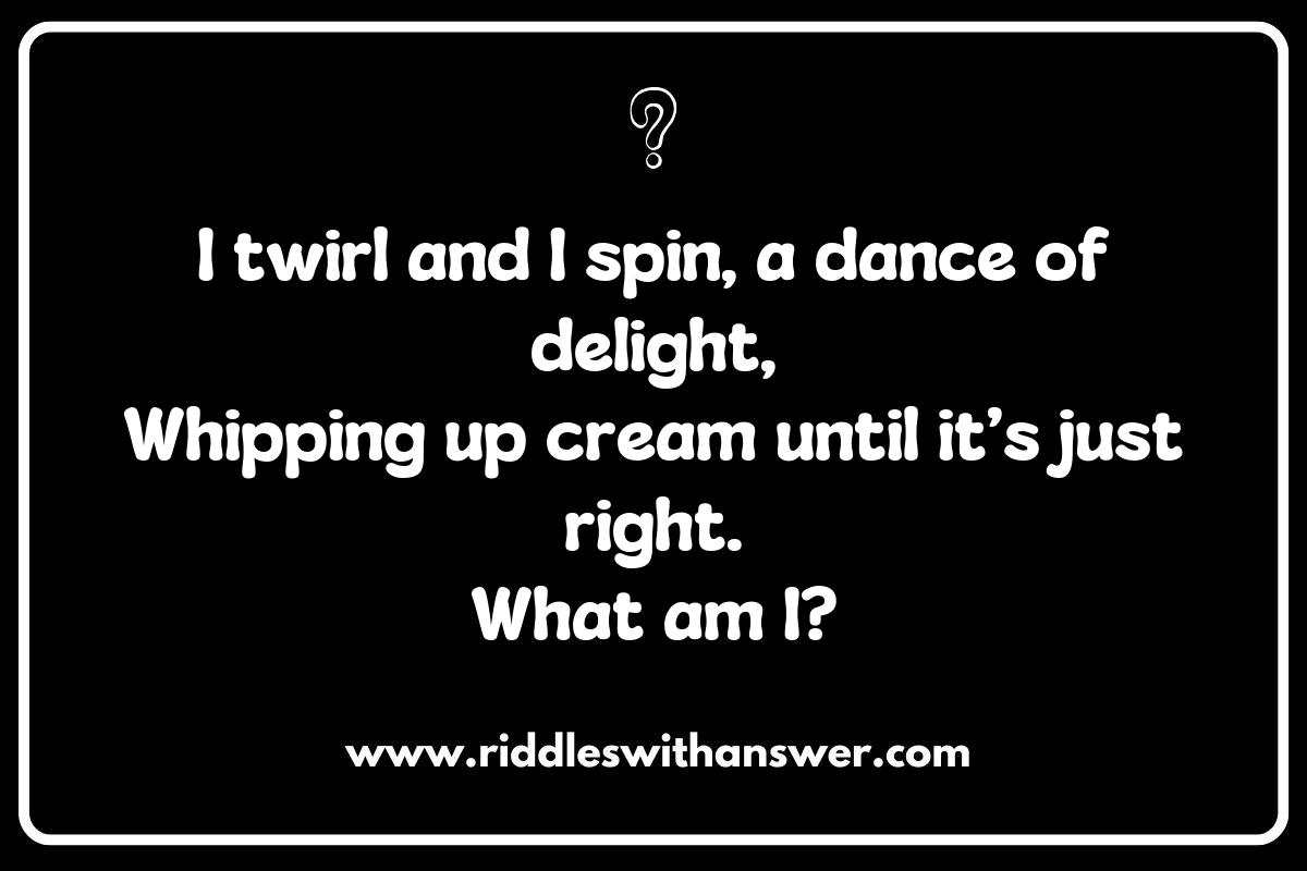 Riddles About Food Preparation Techniques: Blending Flavors and Puzzles