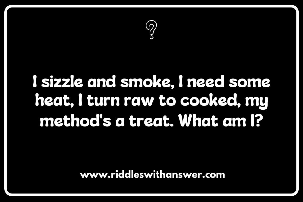 Riddles About Food Preparation Techniques: Grilling with a Twist