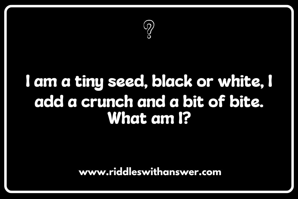 Riddles about Cooking Ingredients: Spices That Spark Curiosity