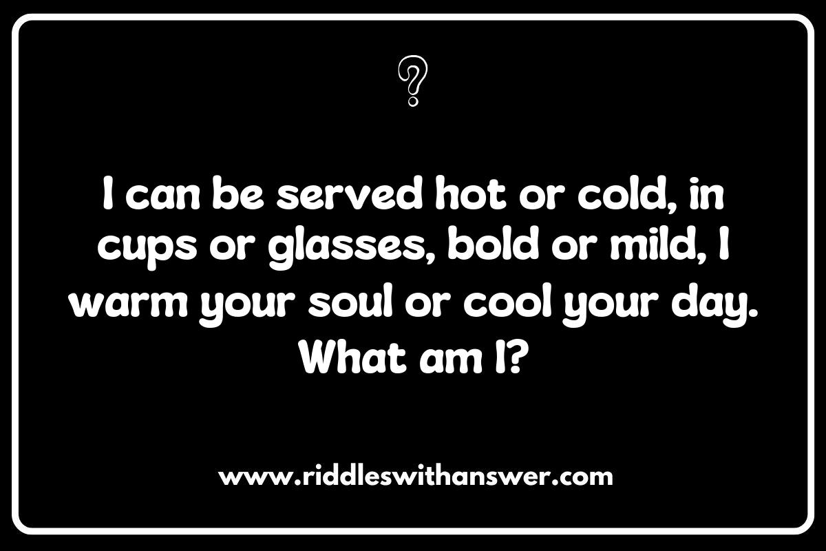 Riddles about Famous Drinks: A Sip of Humor and Wit