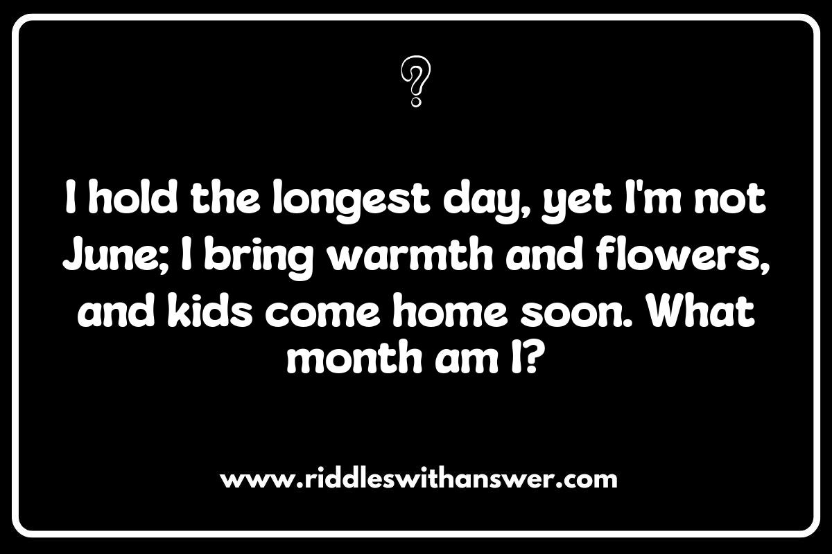 Riddles about Months of the Year: A Journey Through the Seasons