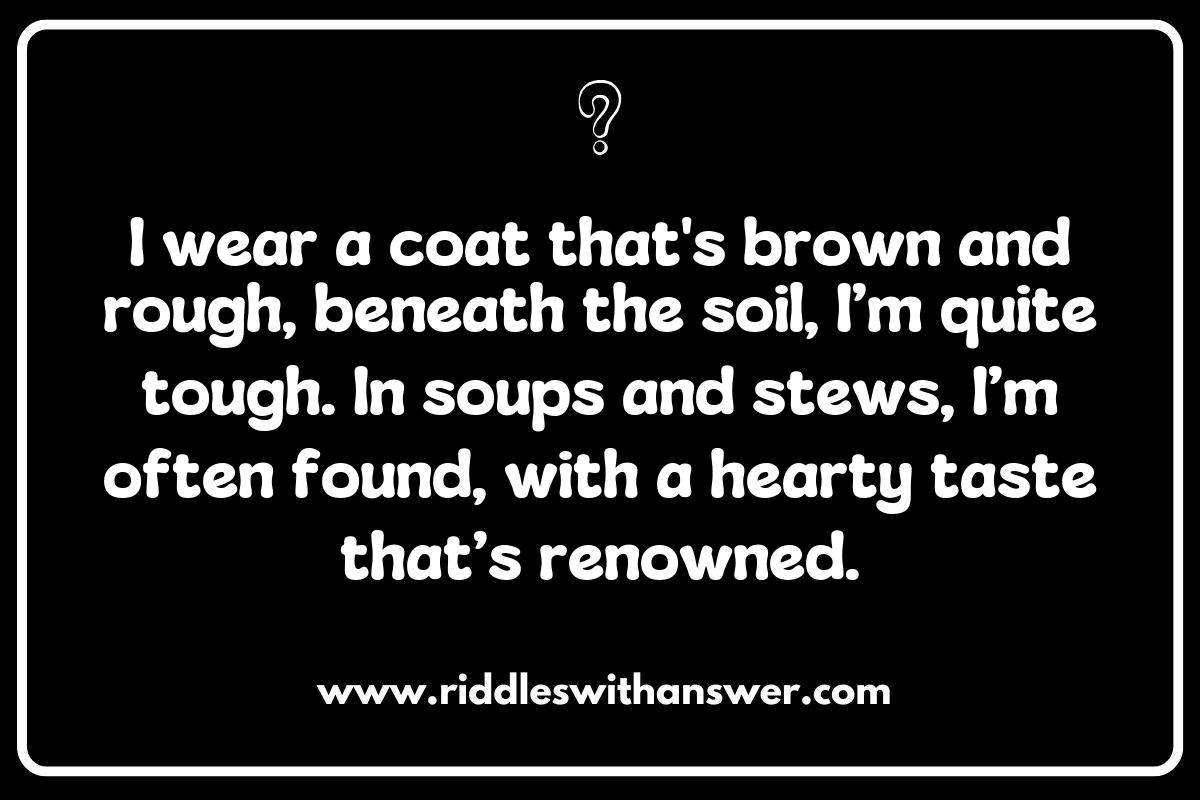 Riddles about Root Vegetables: Uncovering the Hidden Gems of the Garden