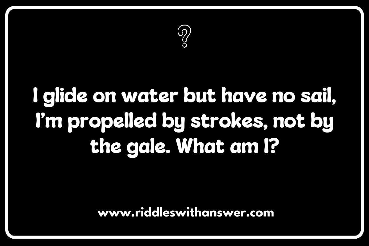 Rowing and Canoeing Riddles: Challenges for Aspiring Adventurers