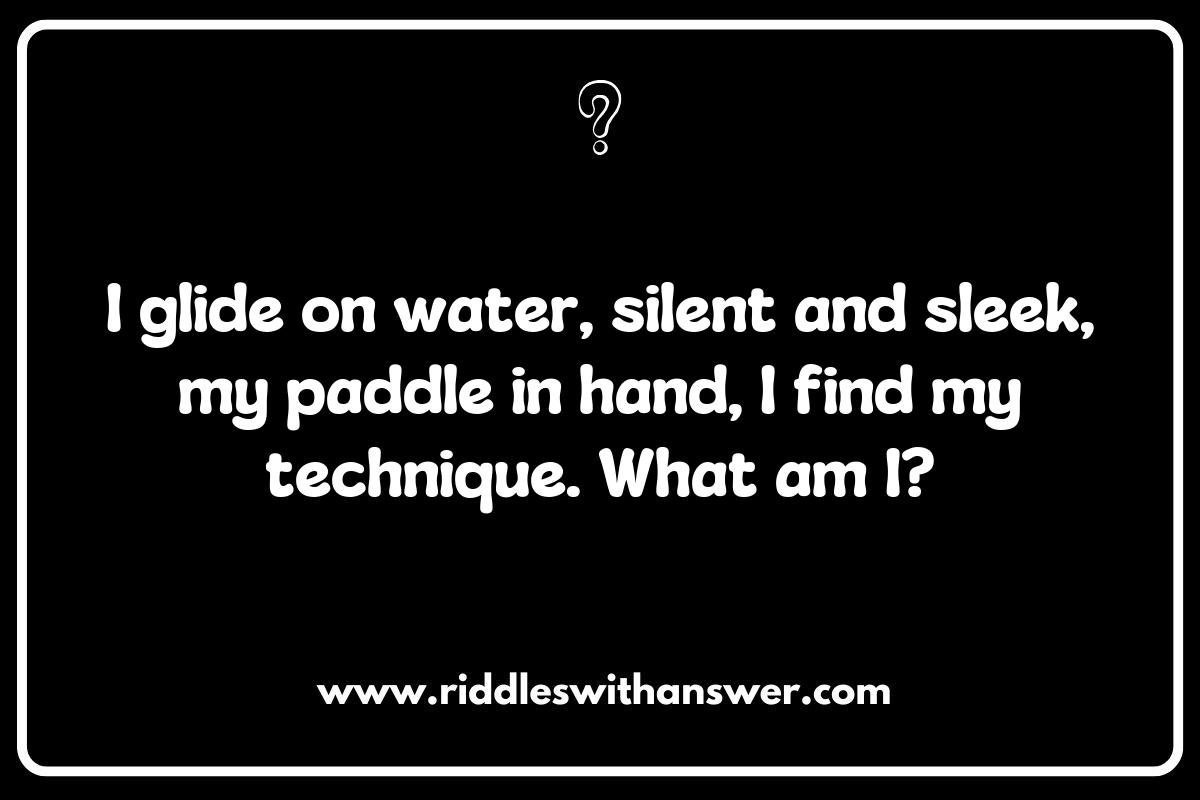 Rowing and Canoeing Riddles: Navigating the Language of Water Sports