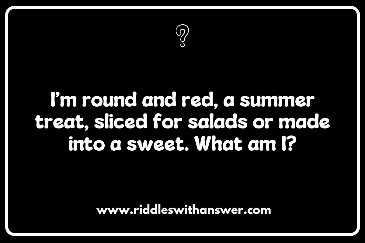 Seasonal Delights: Riddles about Fruits and Vegetables for Every Time of Year