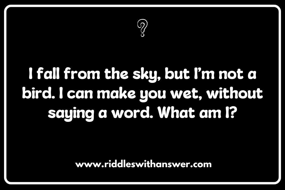 Seasonal Rainy Day Riddles: Embracing Nature’s Mystery